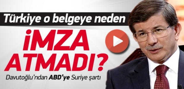 Davutoğlu'ndan çok önemli açıklamalar