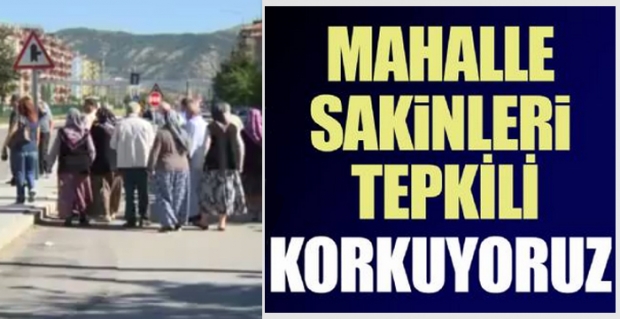 Mahalle sakinleri tepkili