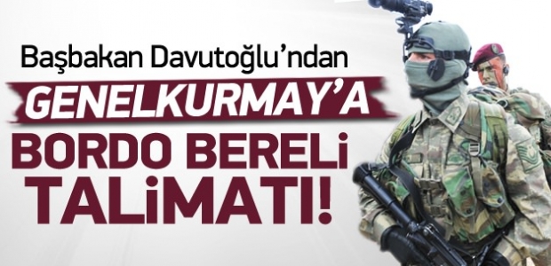 Başbakan Davutoğlu'ndan çok önemli talimat