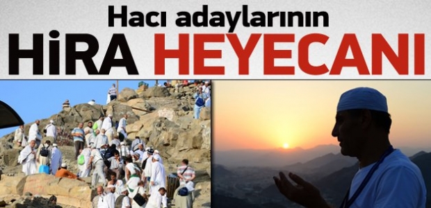 Hacı adaylarının Hira Mağarası heyecanı