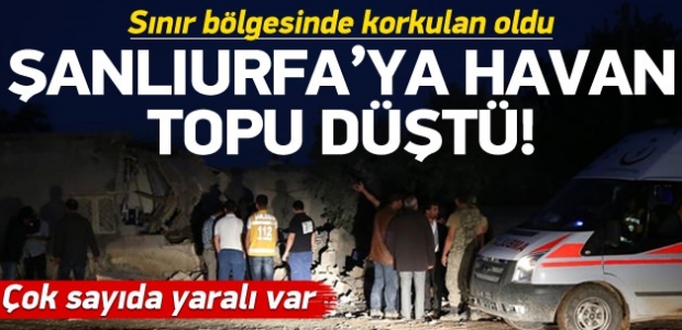 Şanlıurfa'ya havan mermisi düştü: 3 yaralı