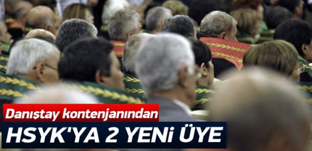 HSYK'ya Danıştay'dan iki yeni üye