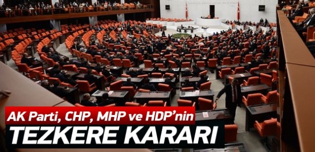 Tezkereye hangi parti ne yanıt verecek?