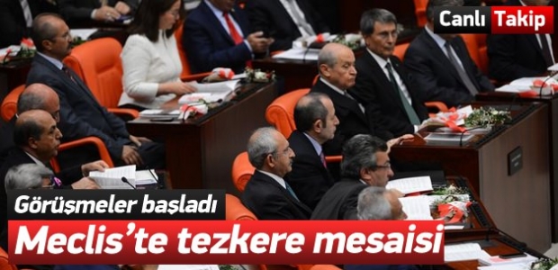 Meclis'te tezkere görüşmesi başladı