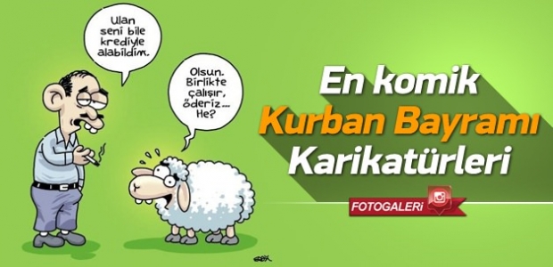 Birbirinden komik kurban bayramı karikatürleri