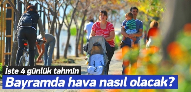 Bayramda hava nasıl olacak?