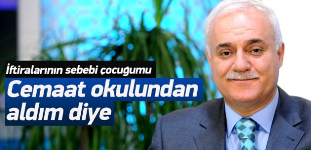 Hatipoğlu: Cemaat okulundan aldım böyle oldu