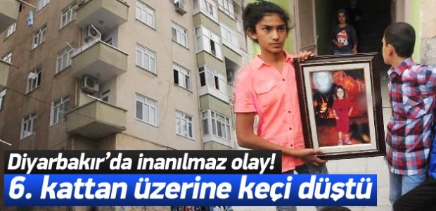 Damdan düşen keçi, 13 yaşındaki kızı öldürdü