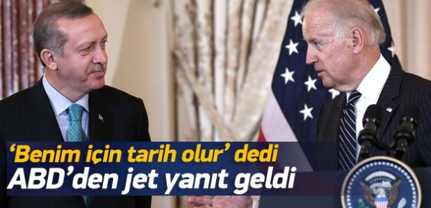 Erdoğan: Biden öyle dediyse benim için tarih oldu