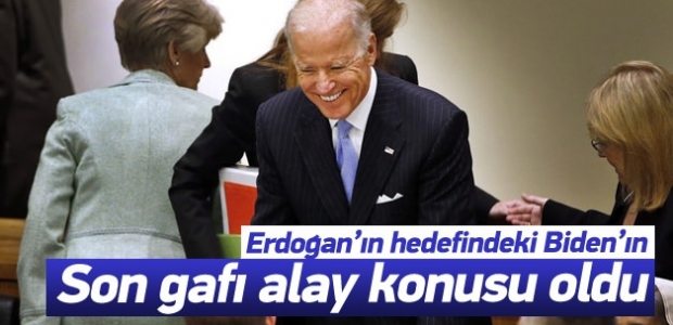 Joe Biden gaf yaptı alay konusu oldu!