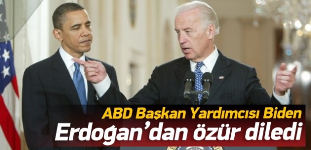 Biden, Erdoğan'dan özür diledi