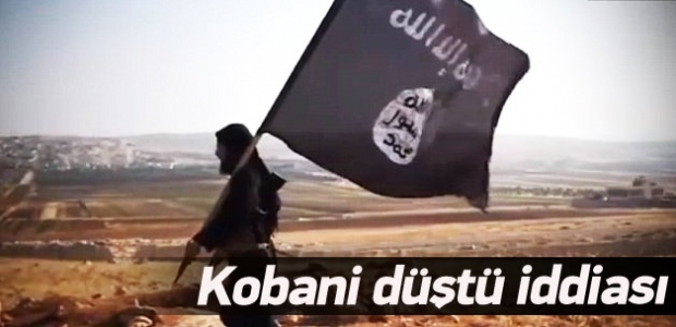 IŞİD Kobani'ye bayrak dikti