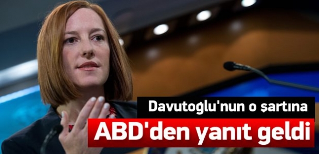 ABD'den Başbakan Davutoğlu'na yanıt