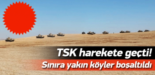 Sınırda kırmızı alarm! TSK harekete geçti!