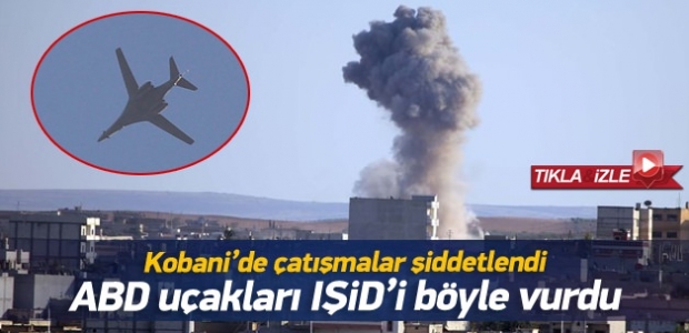 Kobani'de çatışmalar şiddetlendi