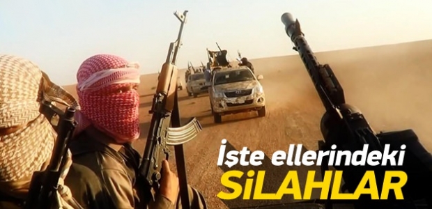 Terör örgütü IŞİD'in elindeki silahlar