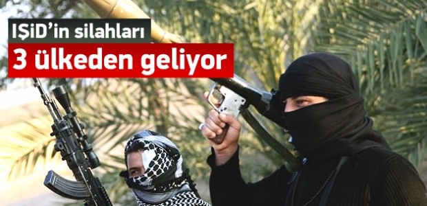 IŞİD'in silahları üç ülkeden