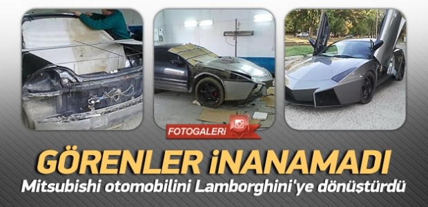 Lamborghini görünümlü Mitsubishi