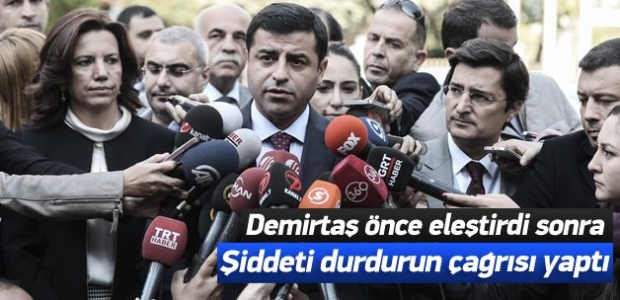 HDP'den şiddeti durdurun çağrısı