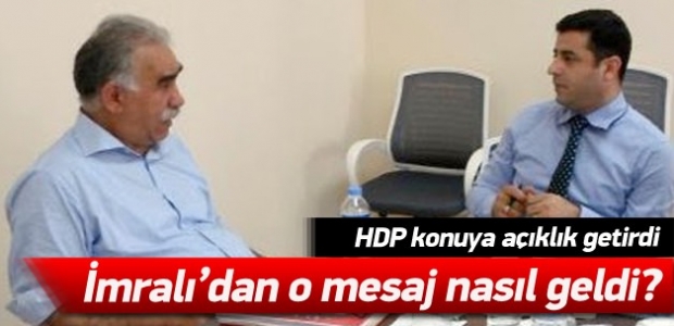 Öcalan ve HDP nasıl mesajlaştı