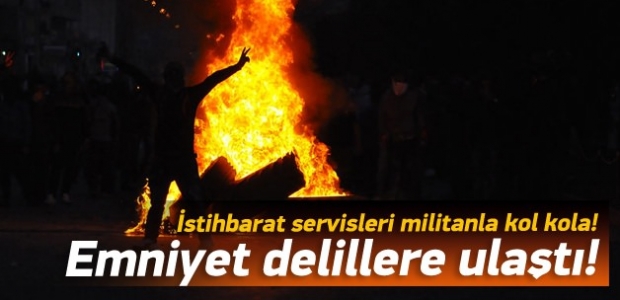 İstihbarat servisleri militanla kol kola...