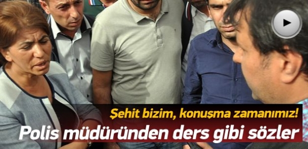 Emniyet müdüründen tarihi sözler