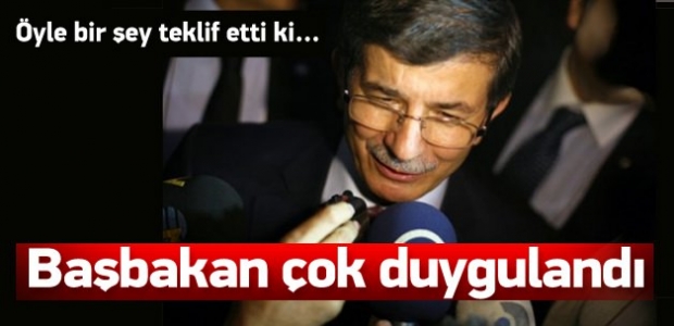 Davutoğlu’nu çok duygulandıran mesaj!