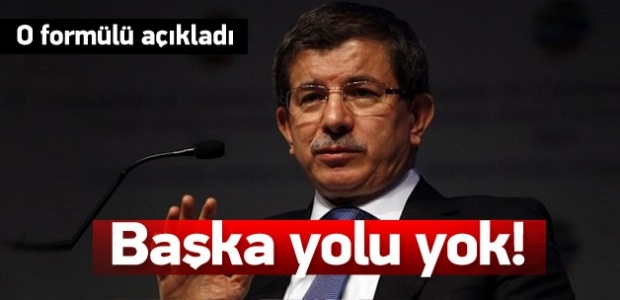 Davutoğlu Suriye formülünü açıkladı