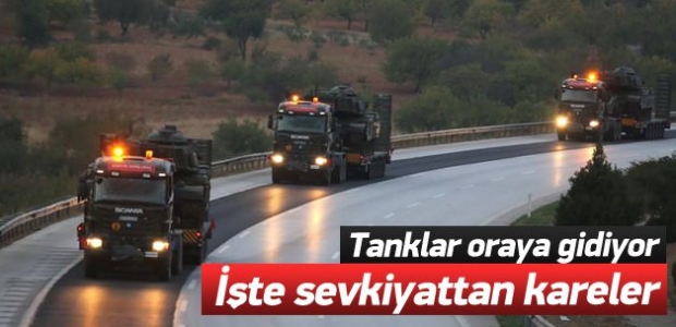 Suriye sınırına tank sevkıyatı!