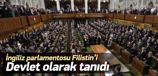 İngiltere, Filistin'i devlet olarak kabul etti