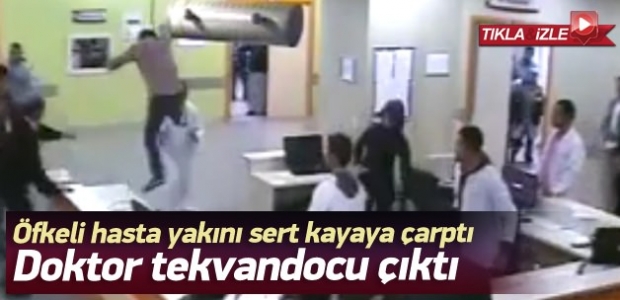 Tekvandocu doktora saldırdığına pişman oldu!