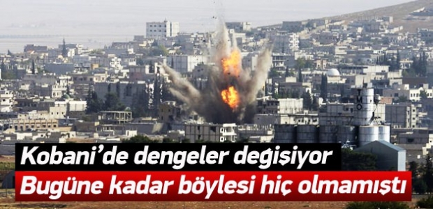 Kobani'de dengeleri değiştiren gelişme