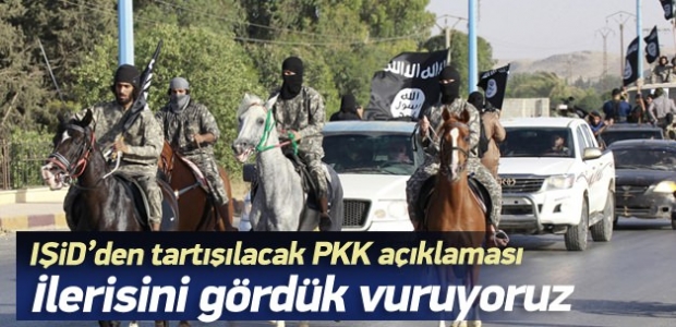 IŞİD açıkladı: PKK'yı bunun için vuruyoruz