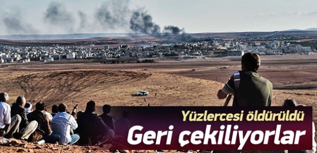 IŞİD Kobani'den geri çekiliyor