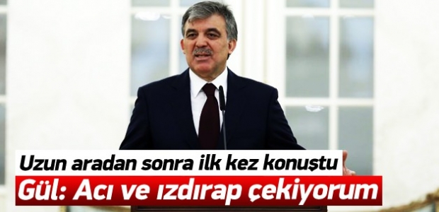 İlk kez konuştu:  Acı ve ızdırap çekiyorum