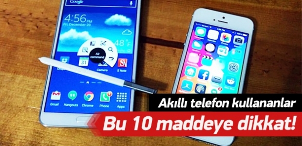 Akıllı telefonlar için güvenlik ipuçları