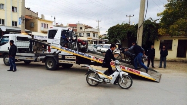 Sandıklı'da Motosiklet Denetimi