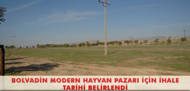 BOLVADİN MODERN HAYVAN PAZARI İÇİN İHALE TARİHİ BELİRLENDİ