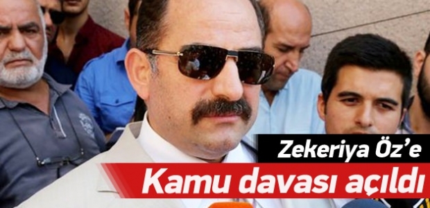 Zekeriya Öz'e kamu davası açıldı