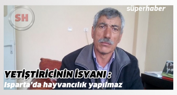 Yetiştiricinin isyanı : Isparta’da hayvancılık yapılmaz