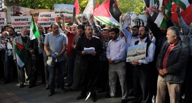 ANTALYA’DA İSRAİL PROTESTOSU