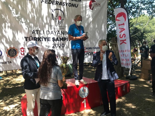 6. Ulusal Atlı Dayanıklılık Türkiye Şampiyonası  Isparta'da yapıldı