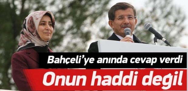 Davutoğlu Bahçeli'nin ziyareti hakkında konuştu