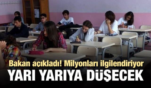 Milyonları ilgilendiriyor! Yarı yarıya düşecek