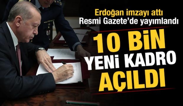 10 bin yeni polis kadrosu Resmi Gazete'de yayımlandı! 