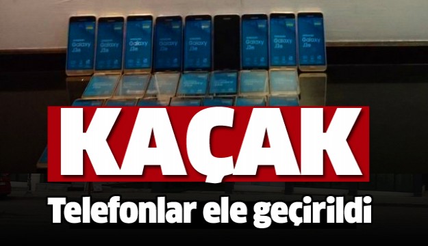 Alanya’da kaçak cep telefonlar ele geçirildi  