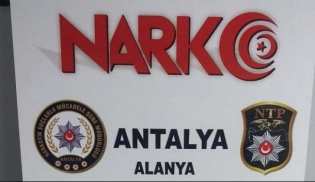 Alanya'da uyuşturucu operasyonu