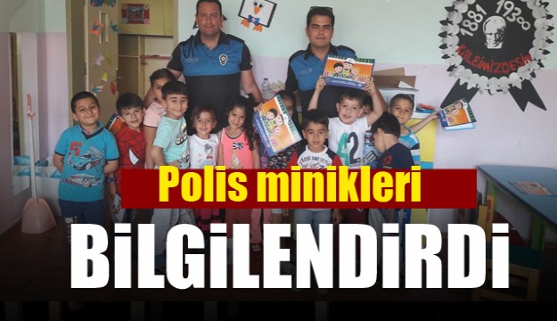 Antalya'da Polis minikleri bilgilendirdi   