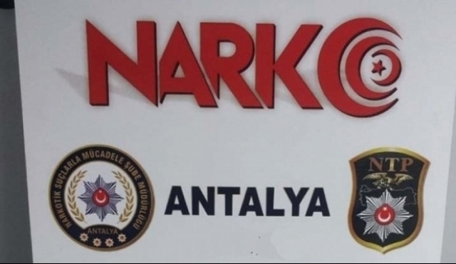 Antalya'da uyuşturucu operasyonu 