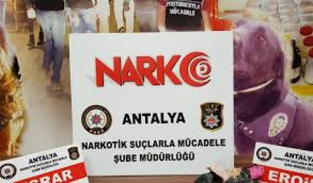 Antalya'daki uyuşturucu operasyonu 